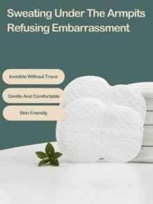 Armpit Sweat Pads, Disposable Underarm Absorption Sweat Pad, And Effective, Breathable, Invisible, Absorbing Patch, Lightweight And Sweat Absorbing,Comfortable And Odorless, Easy To Use, Suitable For Both Men And Women In Hot Summer(10PCS/50PCS/100PCS )Body Care For Travel,Sport,Outdoor,Summer,Stickers, Christmas For Holiday Gift Giving