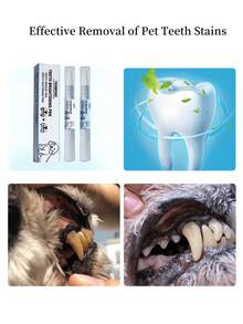 YEGBONG Bolígrafo para limpieza dental de mascotas, diseñado para perros y gatos, herramienta de limpieza profunda para eliminar el sarro y refrescar el aliento (empaque aleatorio, nuevo o viejo, ¡gracias por su comprensión!) - Multicolor - Ver 2