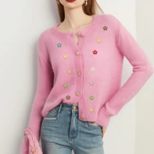 20/80PCS Mixed Color Flowers Fabric Patches For Clothes - Cute And Playful Five-Petal Appliques For DIY Crafts, Knitting, DIY Crafts, Home Decor, DIY Mirror, Makeover Material, Hairbands, Hats& Clothing Accessories, Holiday Accessories, Crochet Supplies - Multicolor - View 3