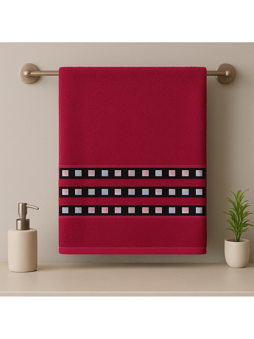 Kit c/ 5 Toalha de Banho Gigante 100% Algodão - Super Macia 1,80x75cm