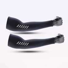 男士清凉臂套一双 - 轻便透气、速干弹力，防风带面罩，全臂覆盖，保暖舒适，适合徒步、骑行、钓鱼、万圣节装扮及秋季穿着