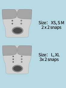 3 pièces/Paquet Couches pour chien lavables, Couches, Couches pour chien de haute qualité (Taille moyenne) - Multicolore - Voir 12