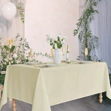 1 Piece White 90-Inch Round Tablecloth: Wrinkle-Resistant And Washable Banquet Tablecloth; Spill-Proof High-Density Fabric Tablecloth Suitable For Wedding Events And Daily Household Use.