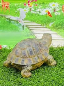 1pc Artificial Turtle Garden Outdoor Decor Figurine - Multicolor - View 5