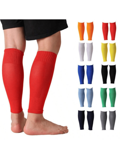 Calcetines largos de tubo para fútbol, calcetines profesionales para adultos de alta elasticidad, manguito para la pierna, con calcetines con correa, antideslizantes