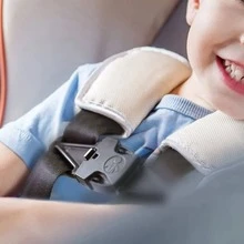 1pc Car Child Seat Belt Shoulder Strap Positioner Adjuster Baby Stroller Chest Buckle Lock - Black - View 4