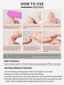 10 件 XS/S/M 杏仁形粉色透明白色法式渐变法式中性指甲日式风格按压指甲杏仁形按压指甲超短指甲用品假指甲艺术短指甲凝胶指甲贴纸指甲套装指甲套装礼物创意给孩子装扮配件和 1 个迷你指甲锉和 1 片粘性标签 - 彩色 - 查看 7