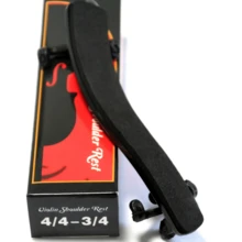 1pc Premium Adjustable Violin Shoulder Rest - Comfortable Fit For 1/4 & 1/8, 3/4 & 4/4 Sizes, Black Plastic, Essential Musical Instrument Accessory - Multicolor - View 11