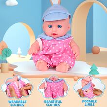 Mini Baby Dolls, 8 Inch Realistic Cute Soft Body Baby Doll, Rreborn Baby Toys With Accessories For 3+ Year Old Girls Gifts, Pretend Play, Collection - Multicolor - View 2
