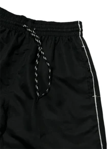 Men's Tactel Sports Pants, Plain, Reinforced Stitching - màu đen - Xem 3