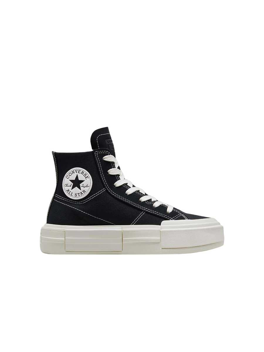 CONVERSE A04689C - Giày thể thao vải canvas đế dày cổ cao thời trang đa năng - Báo đen - Xem 1