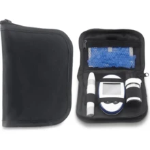 1个糖尿病用品收纳袋，采用优质牛津布制成，容量大，方便携带，适合整理糖尿病用品、血糖仪、糖尿病便携盒或旅行医疗包 - 彩色 - 查看 7