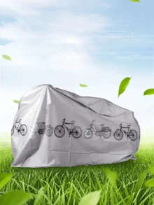 1件装自行车罩电动自行车罩山地车服装摩托车防雨罩防尘罩防灰罩防晒 - 彩色 - 查看 8