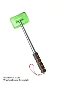 1pc/3pcs/5pcs Windshield Cleaning Tool Set - Extendable & Detachable Handle, Microfiber Cloth Car Glass Cleaning Brush, Car Windshield Squeegee, Suitable For Auto Detailing, Windshield, Truck, SUV, RV And Home Windows, Car Cleaning Kit, Car Glass Cleaner, Windshield Cleaner