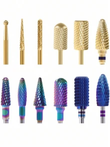 1pc/3pcs/5pcs High Quality Tungsten Steel Nail Drill Bits Electric Machine Accessory Polishing Cutter Manicure Tool Supplies