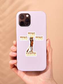 1pc Tung Tung Tung Sahur (Italian Brainrot) Sticker.Funny Sticker,Vinyl Sticker For Water Bottle Sticker,Kindle Sticker,Phone Sticker,Book Stickers - Multicolor - View 7