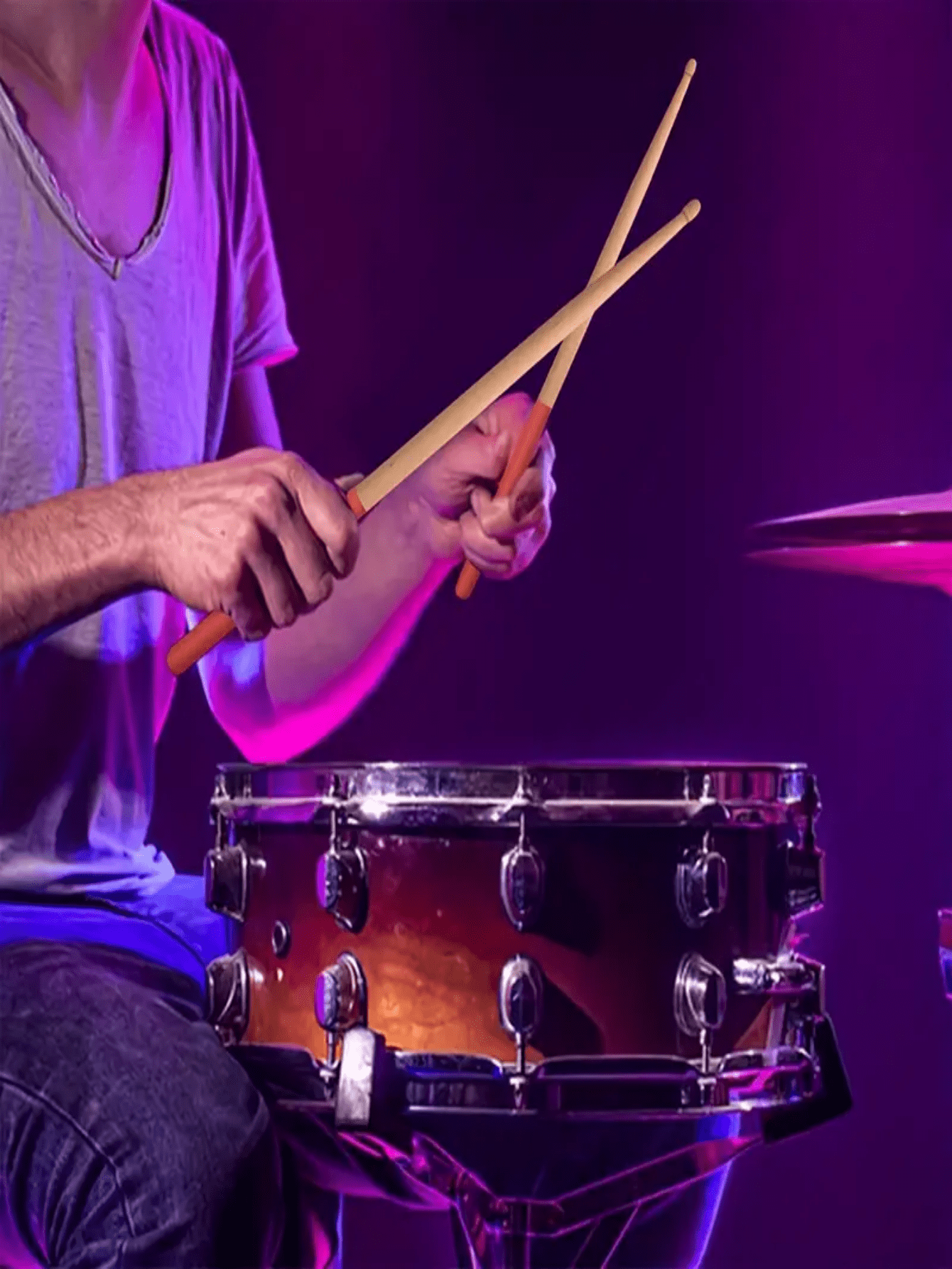 1 par de palillos de batería premium de arce 5A - agarre antideslizante, adecuados para principiantes y entusiastas del jazz, ideales para practicar y usar en fiestas de Navidad - Multicolor - Añade 9