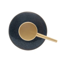 2-Piece Ceramic Washbasin Bathroom Kit Reactive Blue - Màu xanh lam - Xem 4