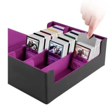 1800 张/盒大容量卡盒适用于桌面游戏、集换式卡牌、卡片、MTG 卡牌（带分隔器）-彩色卡片 - 彩色 - 查看 5