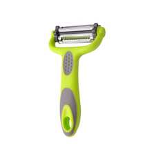 1/2pcs Potato Apple Vegetable Peeler, I-Type And Y-Type Peeler For Fruits And Vegetables Potatoes Carrots Cucumbers, 3-In-1 Blade Rotating Design With Shredding Function - Multicolor - View 7