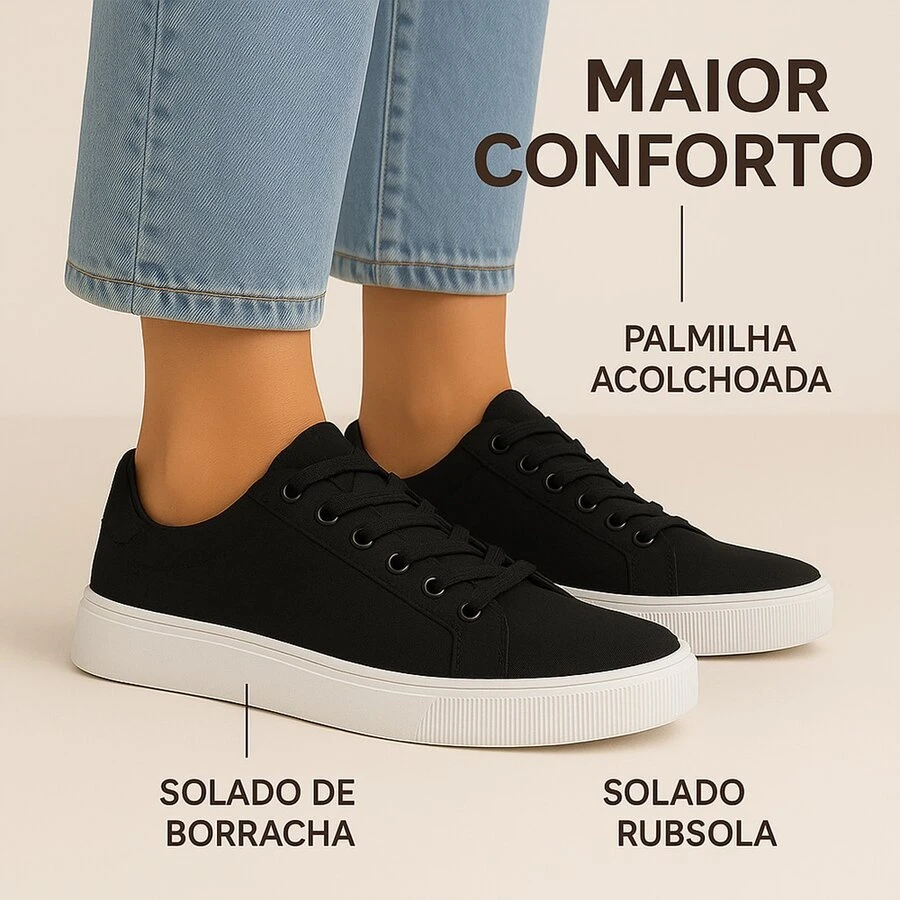 Women Casual Shoes - Black - View 1