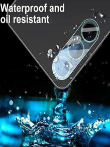 3pcs Tempered Glass Camera Lens Protector Film, High Definition Glossy Surface, Explosion-Proof, Auto Adsorption, High Hardness, Round Edge Dustproof Design, Compatible With Apple/ Galaxy/ Mi/Redmi/Honor/Magic 6 5 Lite And More Models Gift For Birthday, Family, Friends Lens Protector, Phone Accessories
