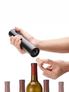 Conjunto Elegante de Acessórios para Vinho: Saca-Rolhas Automático