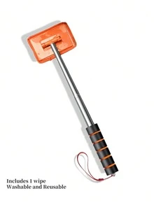 1pc/3pcs/5pcs Windshield Cleaning Tool Set - Extendable & Detachable Handle, Microfiber Cloth Car Glass Cleaning Brush, Car Windshield Squeegee, Suitable For Auto Detailing, Windshield, Truck, SUV, RV And Home Windows, Car Cleaning Kit, Car Glass Cleaner, Windshield Cleaner