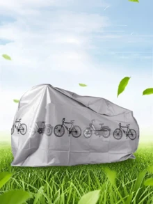 1件装自行车罩电动自行车罩山地车服装摩托车防雨罩防尘罩防灰罩防晒 - 彩色 - 查看 3