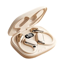 Écouteurs sans fil clip-on pour le sommeil avec écouteurs intelligents - HIFI stéréo basse, appel stéréo HD, écouteurs de sport pour iOS et Android