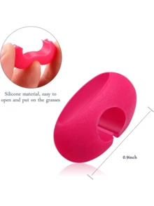 24pcs Silicone Wine Glass Charms, Suitable For Champagne, Cocktail And Martini Glasses, Perfect For Party Wine Glass Markers, Wedding And Birthday Supplies, Home And Party Decorations - Multicolor - View 3