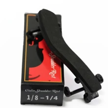1pc Premium Adjustable Violin Shoulder Rest - Comfortable Fit For 1/4 & 1/8, 3/4 & 4/4 Sizes, Black Plastic, Essential Musical Instrument Accessory - Multicolor - View 13