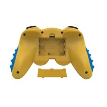 Controlador inalámbrico compatible con , Mando de juego compatible con Switch Pro, PS3, PC, Android que admite eje giroscópico, doble vibración, turbo y control de movimiento - Amarillo - Ver 8