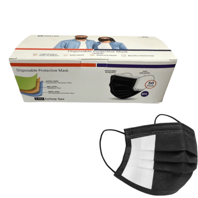 Disposable Face Mask,50 Pack Face Mask 3 Ply Filter Protection, Disposable Face Mask, 50 Disposable Protective Mask