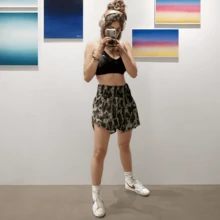 Women's Camo Cargo Shorts,Slim Fit Camouflage Cargo Shorts - CK1 - View 3