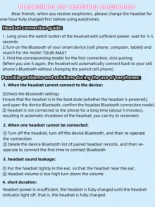 HYUNDAI TOUR-MAX7 AI Smart Bluetooth Headphones, Multilingual Smart Translator, Black Semiinear Earphones, Business Office Simultaneous Interpretation, Cross-Language Face-To-Face Communication Meeting Recording Assistant, High-Quality Sound, Long Battery Life, Wireless Earbuds - Black - View 10