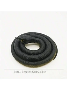 逼真的超长绿蛇/白蛇/微型黑蛇，软橡胶巨型白蛇，软橡胶巨型绿蛇，恶作剧蛇，恶作剧逼真眼镜蛇，恶作剧小玩意，超长逼真蛇，眼镜蛇模型，生日礼物，礼品，玩具 - 彩色 - 查看 15