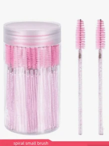100/50 Eyelash Brushes, Bendable Cleaning Brushes, Eyelash Extension Brushes, Eyebrow Brushes