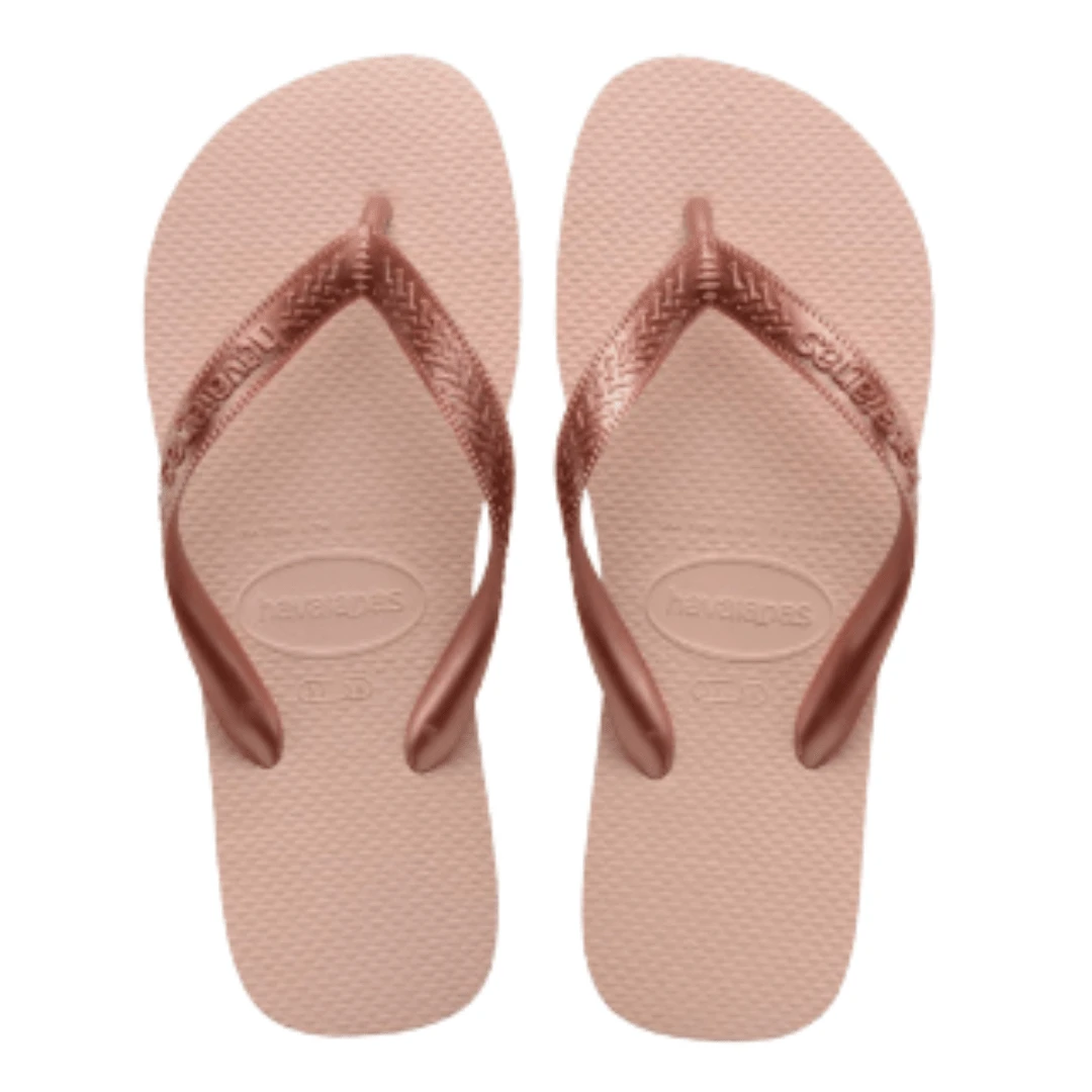 Havaianas Women's Plain Flip Flops - Strappy Top - 羅莎芭蕾舞團 - 查看 1