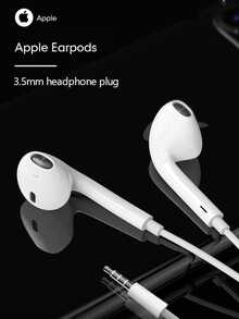 Apple /苹果原装 EarPods 有线耳机 3.5MM/Lightning 接口 正品 - 白色 - 查看 1