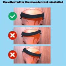 1pc Premium Adjustable Violin Shoulder Rest - Comfortable Fit For 1/4 & 1/8, 3/4 & 4/4 Sizes, Black Plastic, Essential Musical Instrument Accessory - Multicolor - View 7