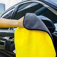 1pc/3pcs Microfiber Towels For Cars, Extra Thick Car Microfiber Drying Towel, Absorbent Car Wash Towels/Rags, Micro Fiber Clothes For Car Cleaning Washing - Multicolor - View 4