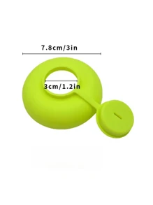 1 Pieza, Soporte de helado de silicona 2 en 1, Soporte para paletas de verano, Soporte a prueba de fugas con protección contra goteo, Molde portátil para paletas de hielo con estuche de transporte para refrigerios para llevar - Apto para lavavajillas