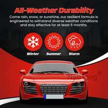 NetHong 2 PCS Invisible License Plate Spray Invisible Guard Spray Car Plate Number Coat - Black - View 3