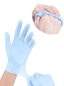 1Pair Blue Moisturizing Hand Gloves, For Dry Cracked Skin Softening Exfoliating Feet Hand Care Tools, Soft Silicone Gel, Skin Repairing, Reusable, Suitable For Hand Care, Beige/Pink,Hand Care,Gift,Care Tools, Soft Silicone Gloves, Gel Spa Moisturizing Gloves, Aloe Vera Lotion Gloves For Repairing Dry, One Size Fits All, Ideal For Home Hydration, Moisturizing Hand Gloves,Gift For My Mother,Mother's Day,Travel Accessories