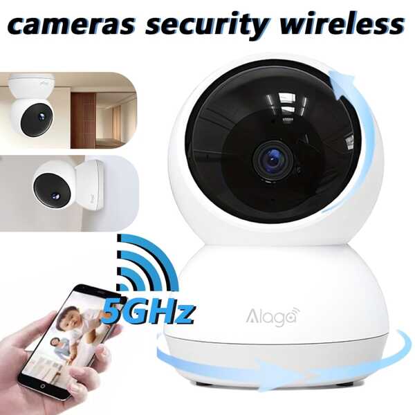 1pc Cameras Security 5G Wireless Wifi 2K High-Definition Wireless Security WIFI Camera, AI Intelligent Human Tracking And Motion Detection, 2.4G/5G Alarm Push, Video Surveillance, Smart Home Security Camera PTZ Camera Indoor And Outdoor Two-Way Audio Security, Baby/Pet/Home/Office Monitor