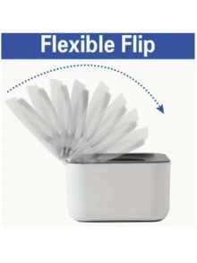 1件装灰色多功能带盖纸巾收纳盒，湿巾，面膜纸巾抽取盒，办公室，卧室，浴室，厨房和客厅收纳盒 - 彩色 - 查看 5