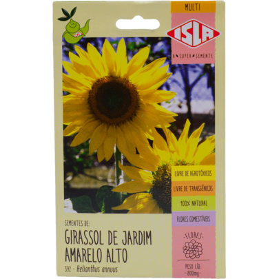 Semente Para Plantio Isla Linha Multi Girassol Amarelo Alto