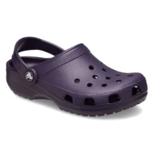 Crocs Dép clog trẻ em cổ điển màu Dark Iris 206991-5AS - Mống mắt đen - Xem 4