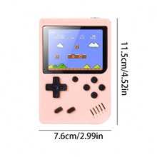 400-In-1 Retro Handheld Game Console, Gift For Back To School, Birthday, Easter, Halloween, Christmas, Perfect Gift - Lithium Battery 400mAh - Multicolor - View 4